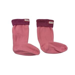 Hunter Pink Sparkle Fleece Boot Liners